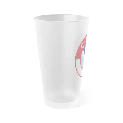 Cooperative Institute for Mesoscale Meteorological Studies CIMMS - Frosted Pint Glass 16oz - Go Mug Yourself