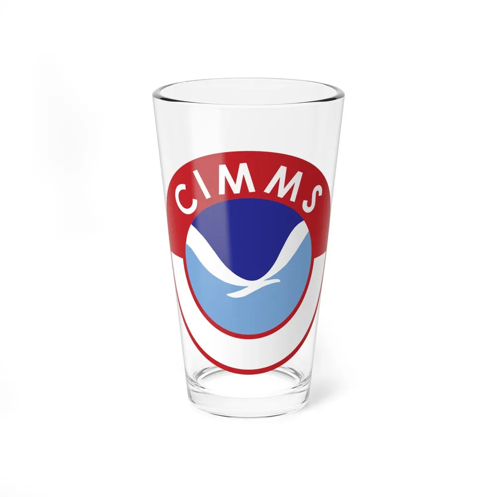 Cooperative Institute for Mesoscale Meteorological Studies CIMMS - Pint Glass 16oz-16oz-Go Mug Yourself