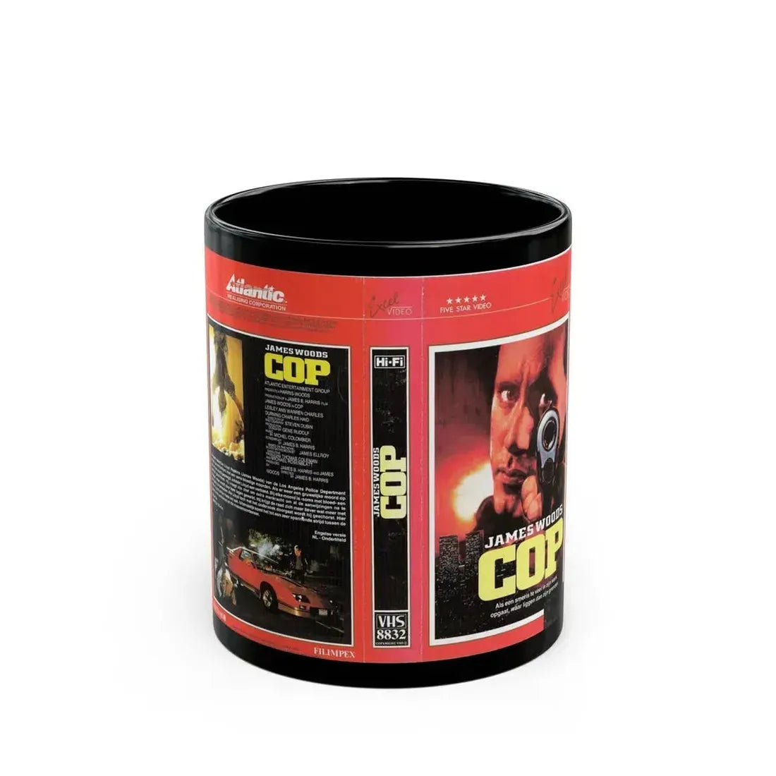 COP ATLANTIC REALISING CORPORATION (VHS COVER) - Black Coffee Mug 11oz - Go Mug Yourself