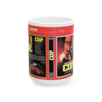 COP ATLANTIC REALISING CORPORATION (VHS COVER) - White Coffee Mug 15oz - Go Mug Yourself