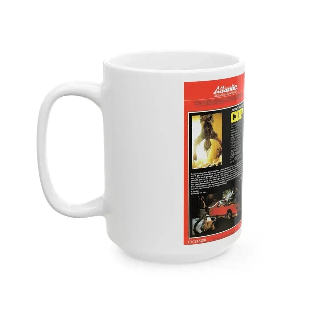 COP ATLANTIC REALISING CORPORATION (VHS COVER) - White Coffee Mug - Go Mug Yourself