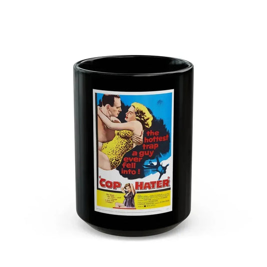 COP HATER 1958 Movie Poster - Black Coffee Mug 15oz - Go Mug Yourself