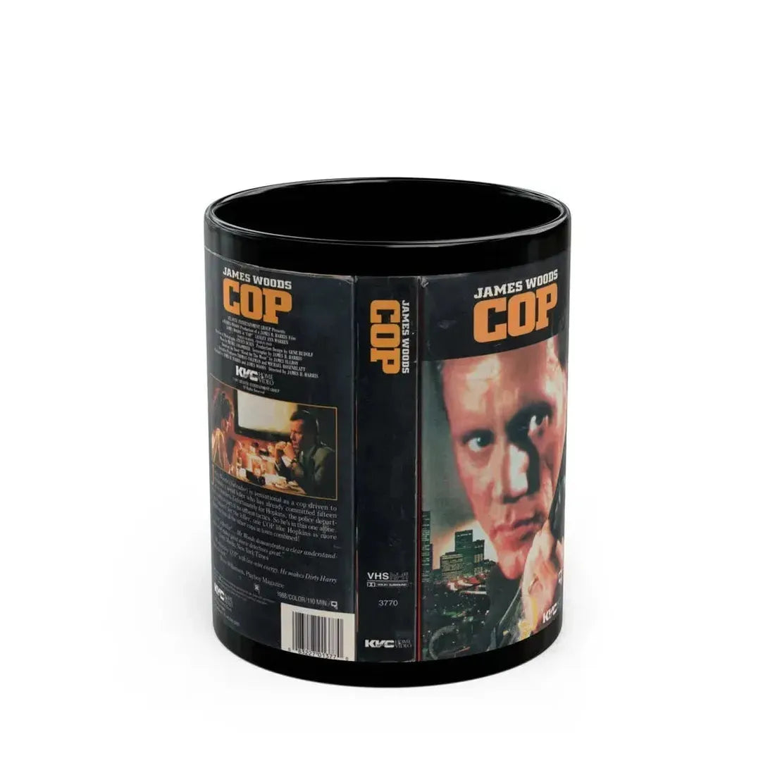 COP (VHS COVER) - Black Coffee Mug 11oz - Go Mug Yourself