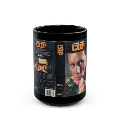 COP (VHS COVER) - Black Coffee Mug 15oz - Go Mug Yourself