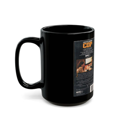 COP (VHS COVER) - Black Coffee Mug-Go Mug Yourself