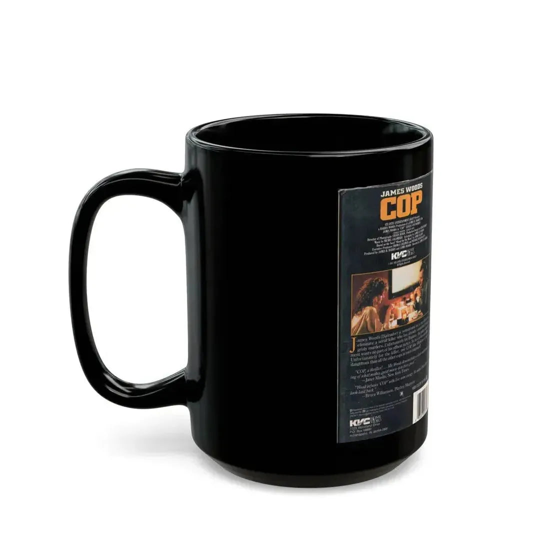 COP (VHS COVER) - Black Coffee Mug - Go Mug Yourself