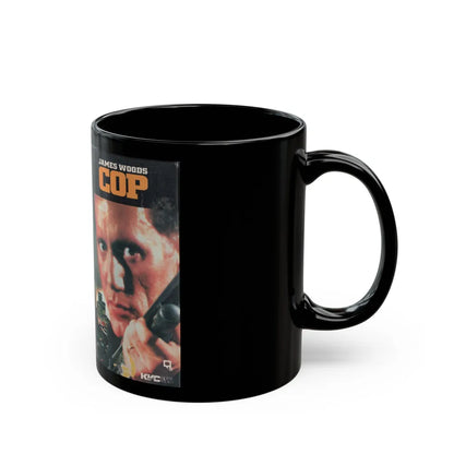 COP (VHS COVER) - Black Coffee Mug-Go Mug Yourself