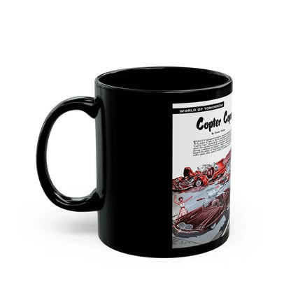 Copter Cops, 1958 - Black Coffee Mug - Go Mug Yourself