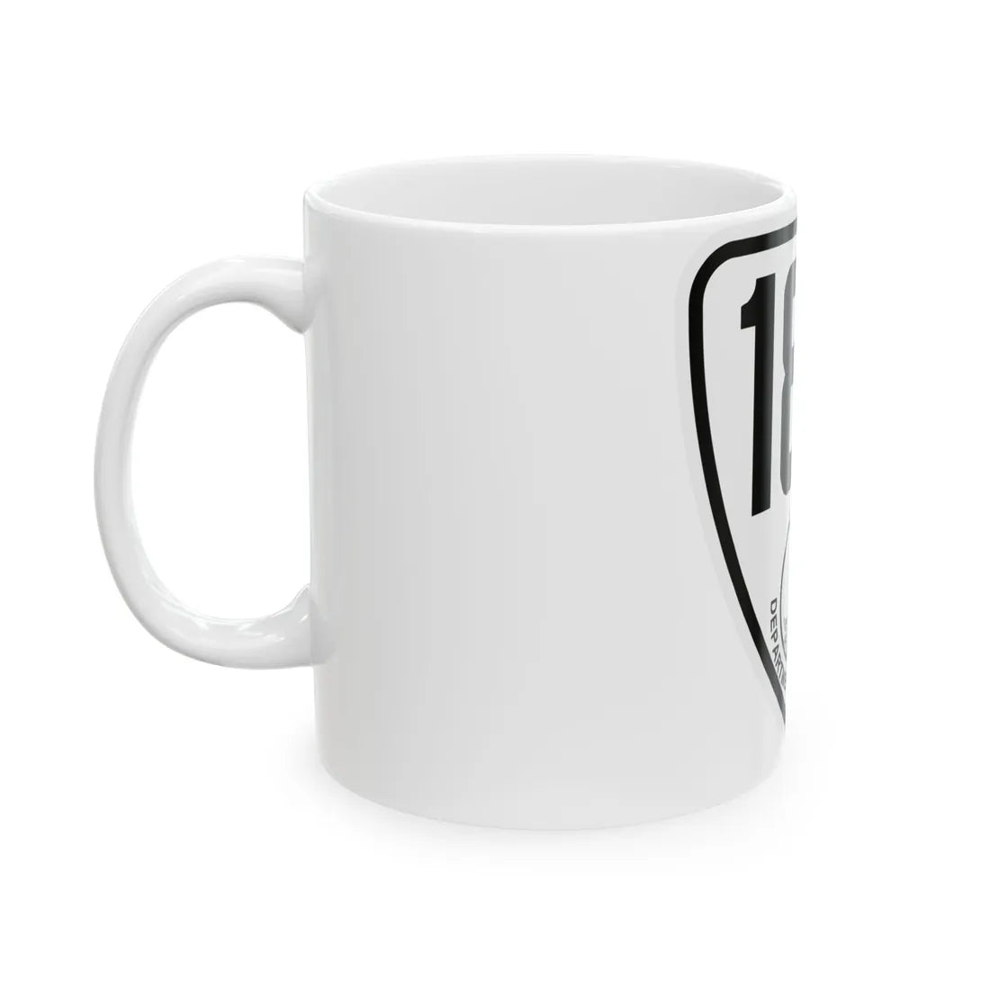 Copy of Virginia 187 1924 (Virginia) (Road Sign) White Coffee Mug - Go Mug Yourself