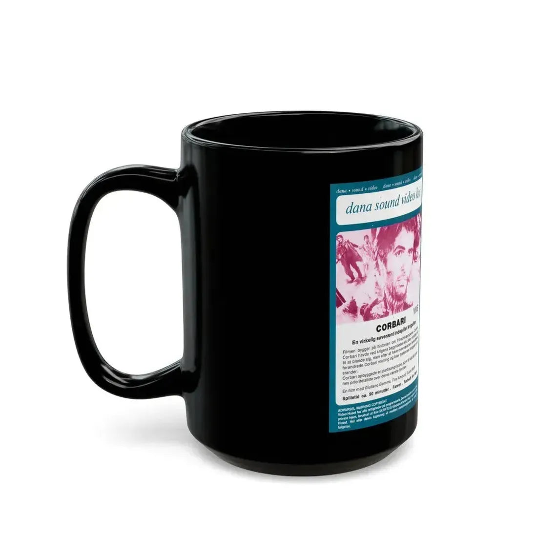 CORBARI (VHS COVER) - Black Coffee Mug - Go Mug Yourself
