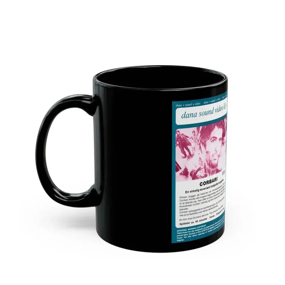 CORBARI (VHS COVER) - Black Coffee Mug - Go Mug Yourself