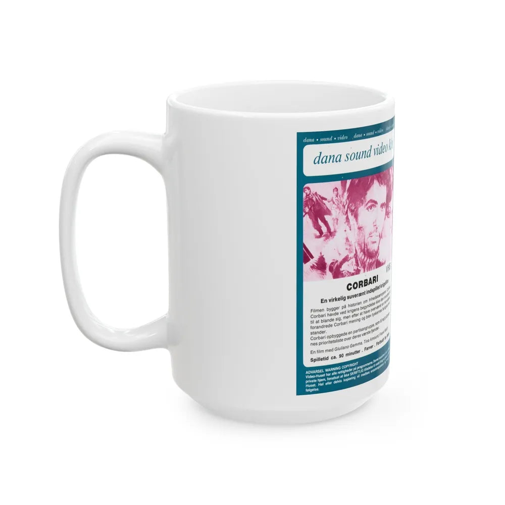 CORBARI (VHS COVER) - White Coffee Mug-Go Mug Yourself