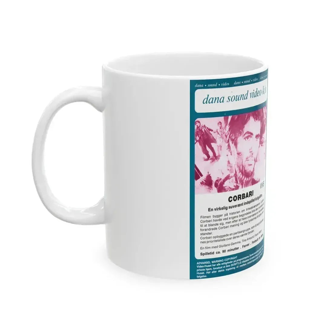 CORBARI (VHS COVER) - White Coffee Mug - Go Mug Yourself