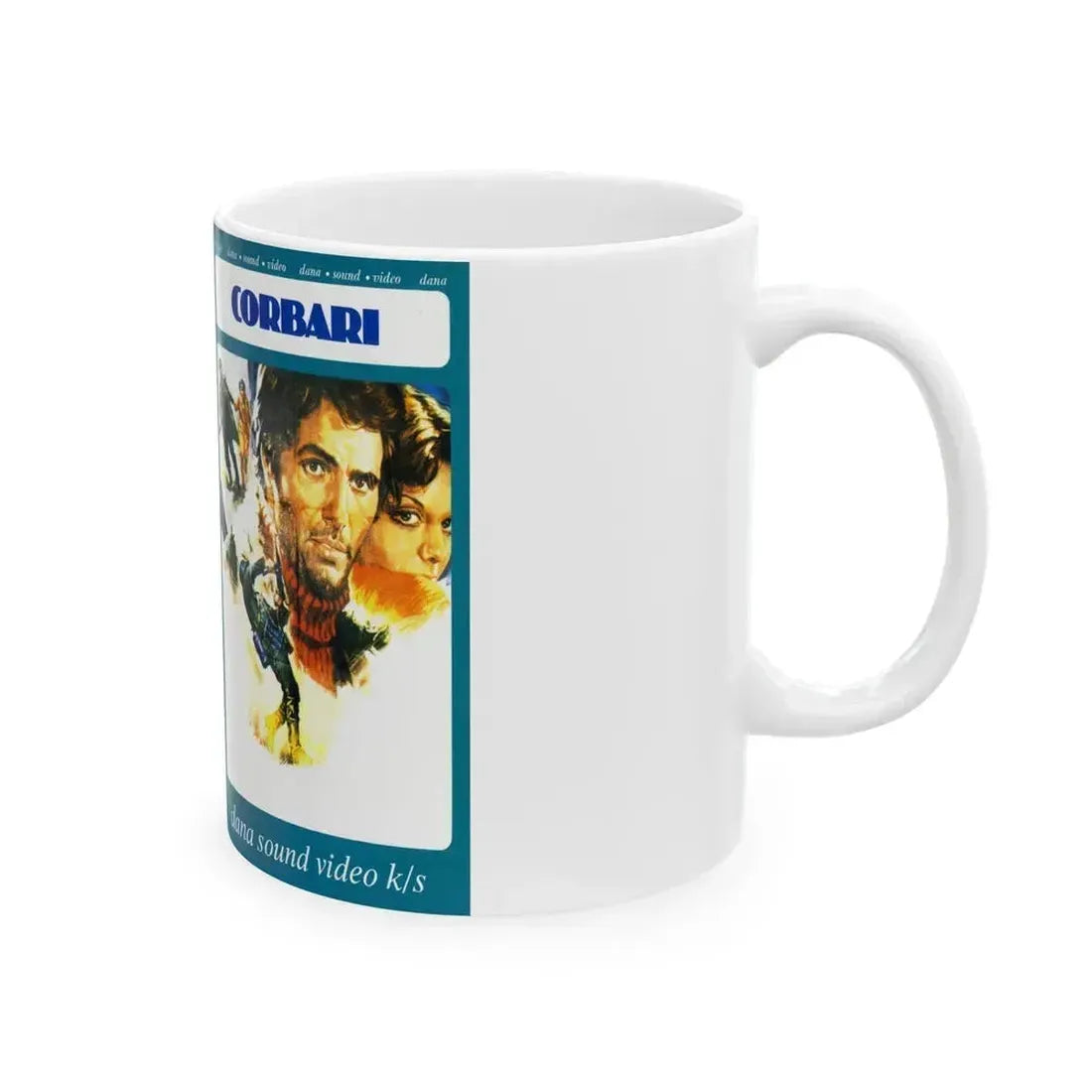 CORBARI (VHS COVER) - White Coffee Mug - Go Mug Yourself