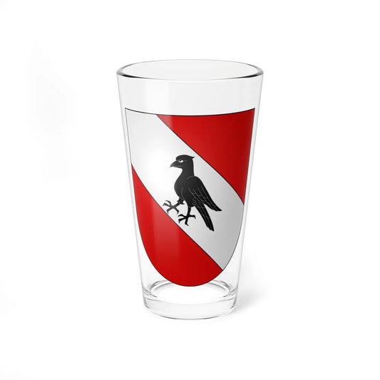 Corbières FR-coat of arms (Switzerland) (Coat of Arms) Pint Glass 16oz 16oz - Go Mug Yourself