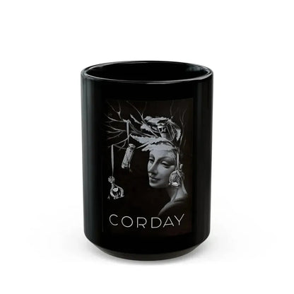 Corday advertisement, 1945 - Black Coffee Mug 15oz - Go Mug Yourself