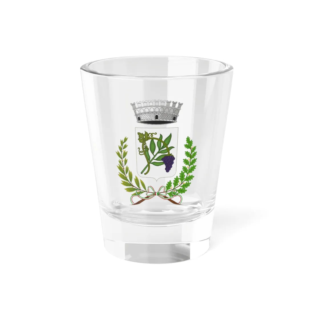 Coreglia Ligure-Stemma (Italy) (Coat of Arms) Shot Glass 1.5oz 1.5oz - Go Mug Yourself