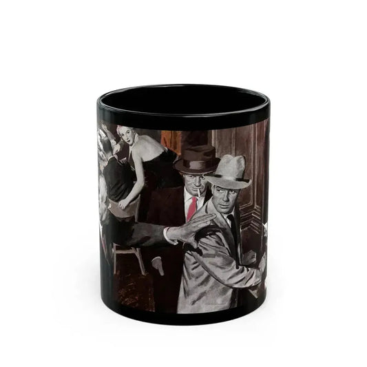 Corn-Fed Ocsar, Collier's, January 21, 1950 - Black Coffee Mug 11oz - Go Mug Yourself