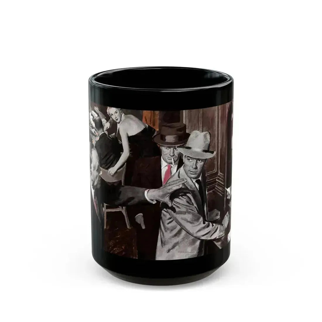 Corn-Fed Ocsar, Collier's, January 21, 1950 - Black Coffee Mug 15oz - Go Mug Yourself