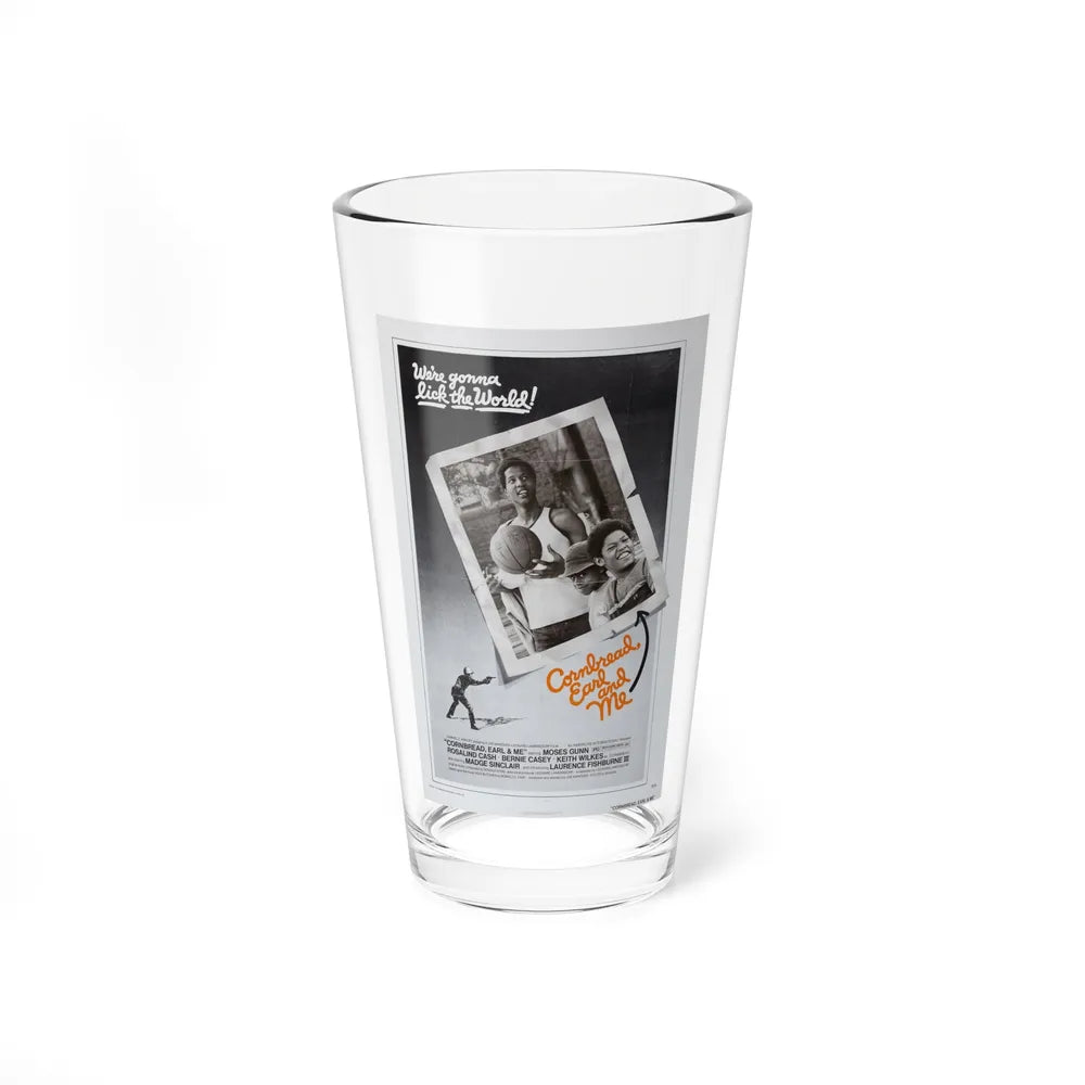 CORNBREAD, EARL AND ME 1975 Movie Poster - Pint Glass 16oz-16oz-Go Mug Yourself