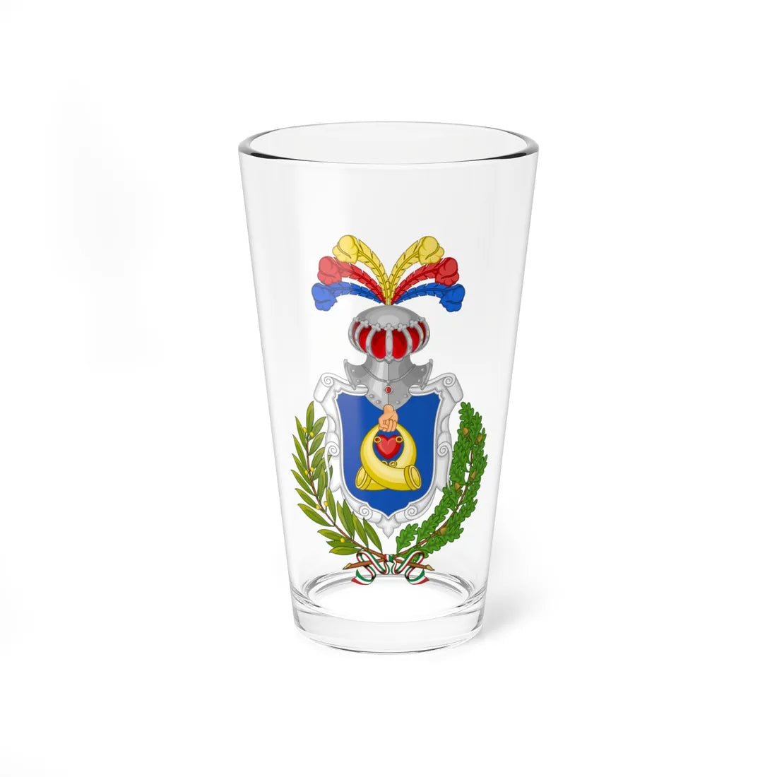 Corneliano dAlba-Stemma (Italy) (Coat of Arms) Pint Glass 16oz 16oz - Go Mug Yourself