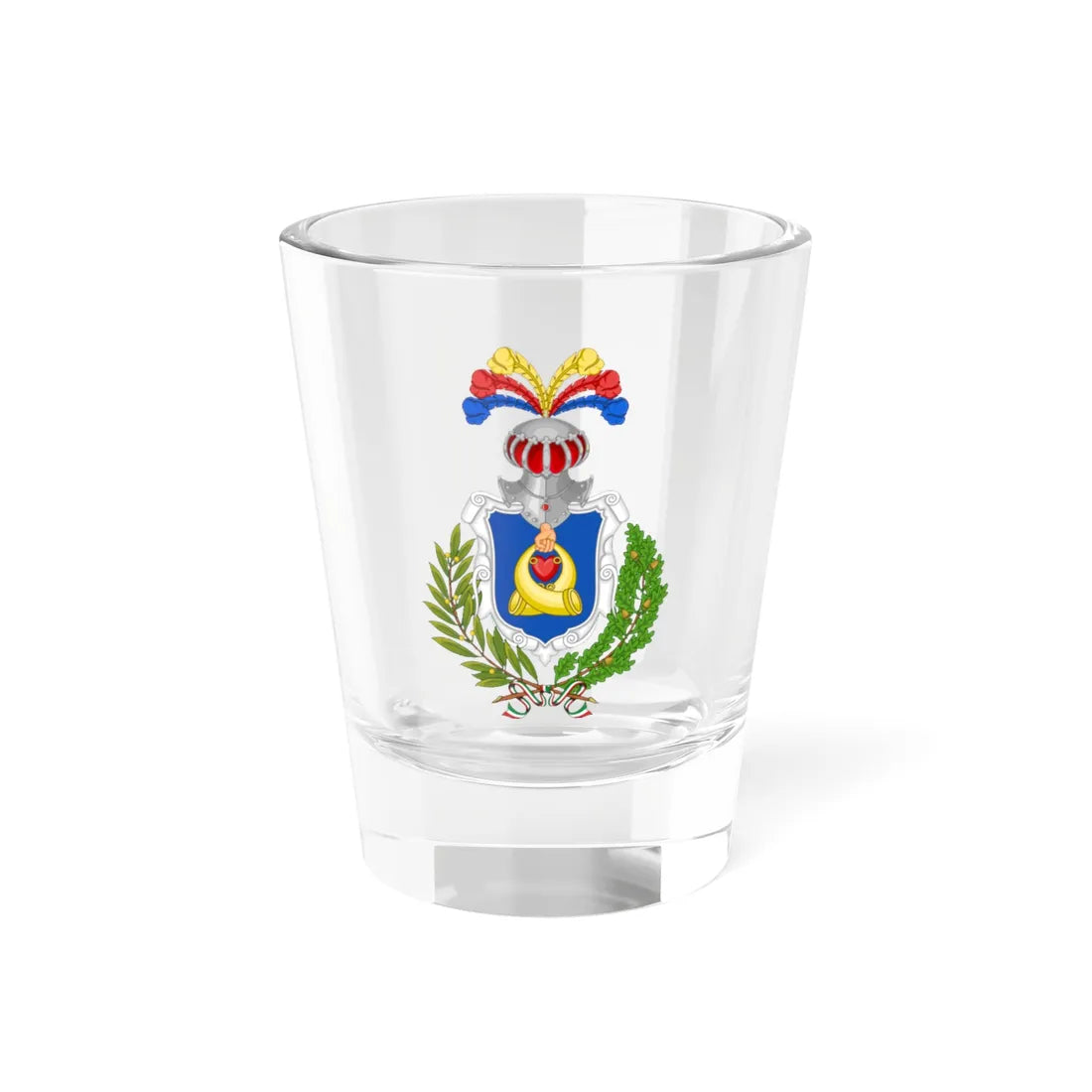 Corneliano dAlba-Stemma (Italy) (Coat of Arms) Shot Glass 1.5oz 1.5oz - Go Mug Yourself