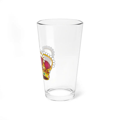 Coroa Real Fechada - barrete purpúreo (Portugal) (Coat of Arms) Pint Glass 16oz - Go Mug Yourself