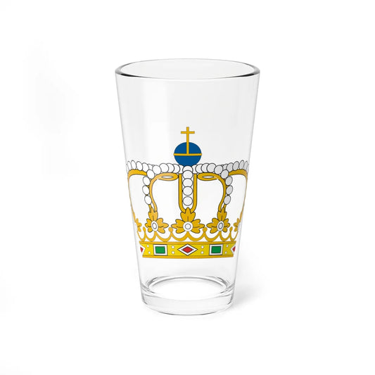 Coroa Real Fechada - cinco arcos - Portugal (Portugal) (Coat of Arms) Pint Glass 16oz 16oz - Go Mug Yourself