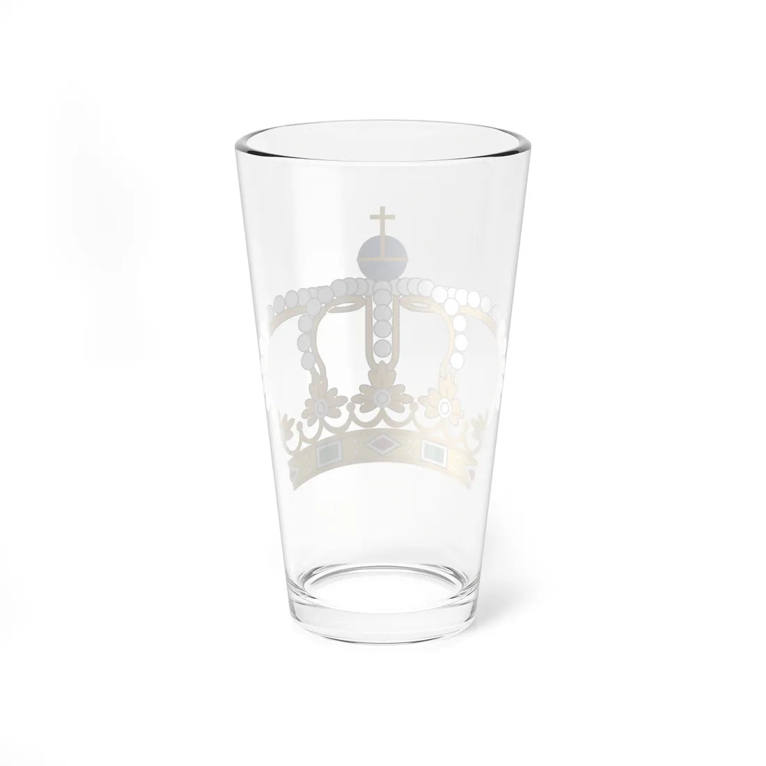 Coroa Real Fechada - cinco arcos - Portugal (Portugal) (Coat of Arms) Pint Glass 16oz - Go Mug Yourself