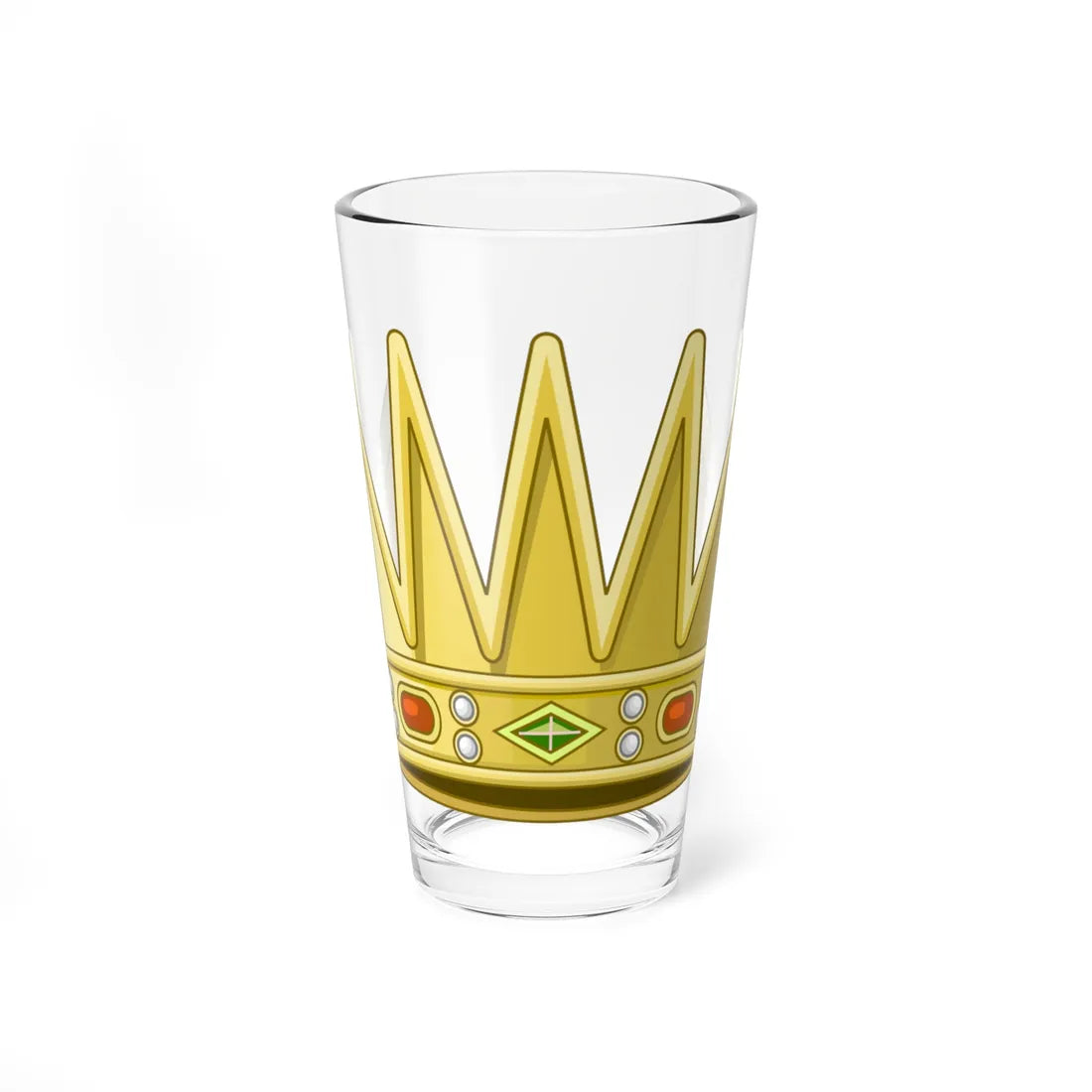 Corona allantica araldica italiana (Italy) (Coat of Arms) Pint Glass 16oz 16oz - Go Mug Yourself