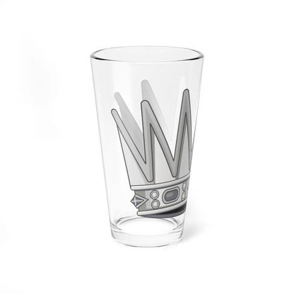 Corona allantica araldica italiana Versione dargento (Italy) (Coat of Arms) Pint Glass 16oz - Go Mug Yourself