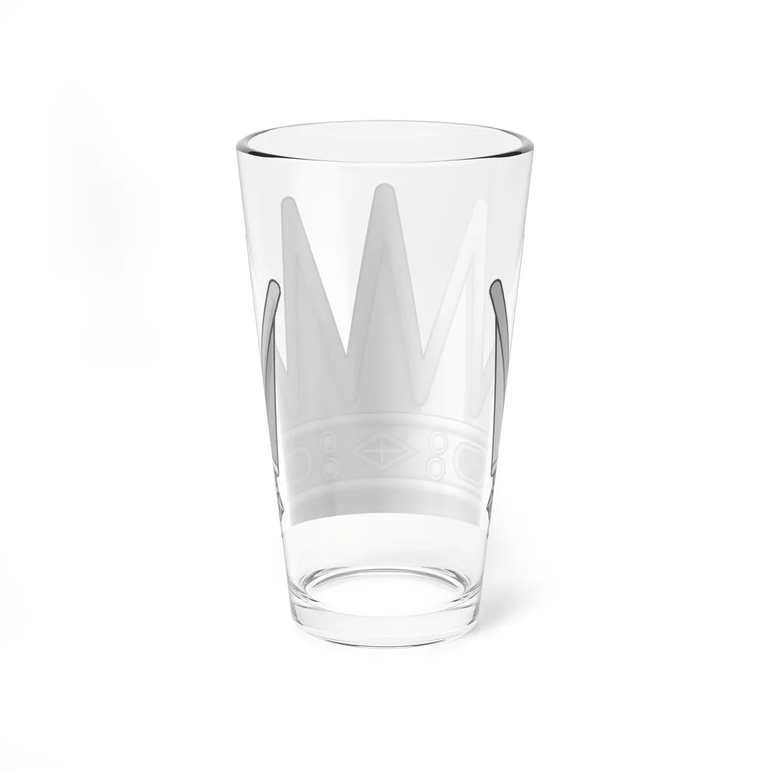Corona allantica araldica italiana Versione dargento (Italy) (Coat of Arms) Pint Glass 16oz - Go Mug Yourself