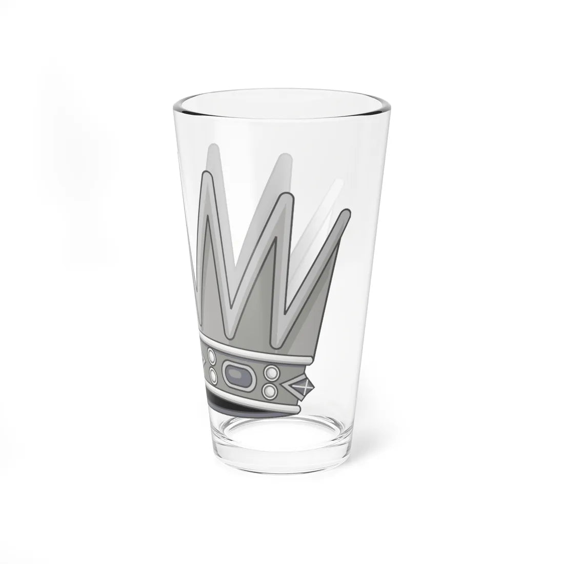 Corona allantica araldica italiana Versione dargento (Italy) (Coat of Arms) Pint Glass 16oz - Go Mug Yourself