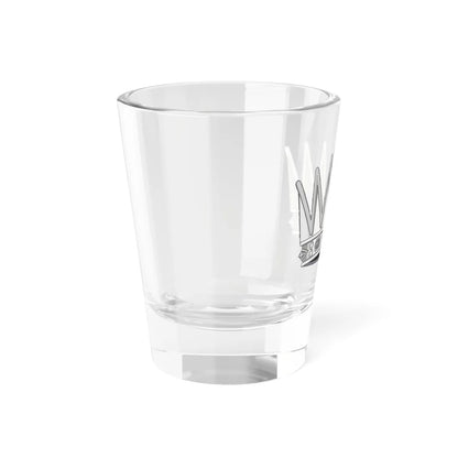 Corona allantica araldica italiana Versione dargento (Italy) (Coat of Arms) Shot Glass 1.5oz - Go Mug Yourself