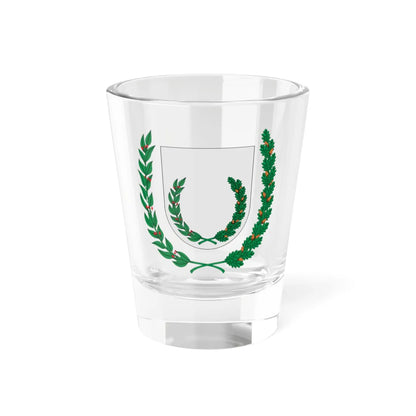 Corona de laurel y roble. Int - ext (Spain) (Coat of Arms) Shot Glass 1.5oz 1.5oz - Go Mug Yourself