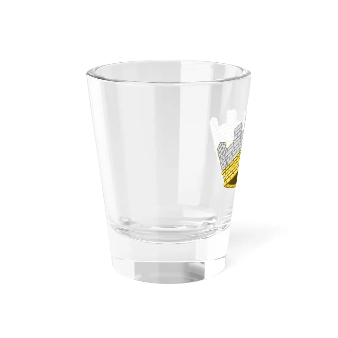 Corona di Comune entro i 3000 ab. Regno dItalia 1861-1946-variante (Italy) (Coat of Arms) Shot Glass 1.5oz - Go Mug Yourself