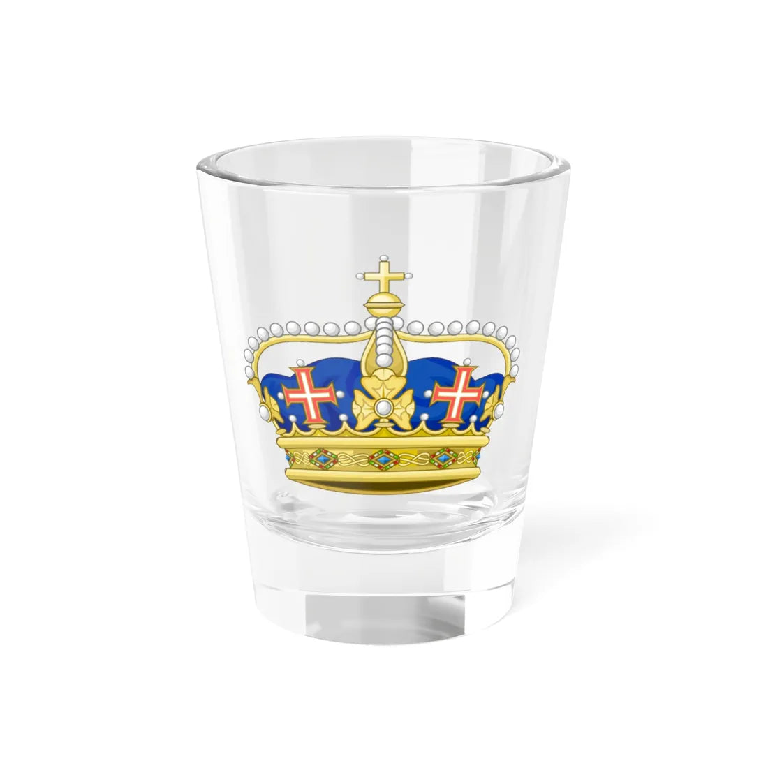 Corona di principe ereditario italiano (Italy) (Coat of Arms) Shot Glass 1.5oz 1.5oz - Go Mug Yourself