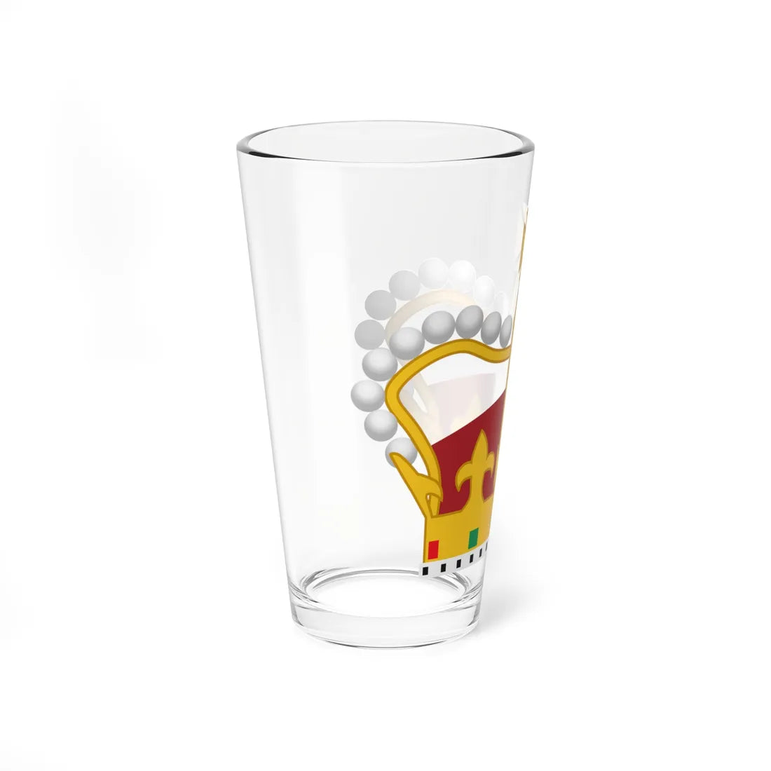 Corona imperial cerrada reino unido (United Kingdom) (Coat of Arms) Pint Glass 16oz - Go Mug Yourself