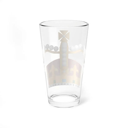 Corona imperial cerrada reino unido (United Kingdom) (Coat of Arms) Pint Glass 16oz - Go Mug Yourself