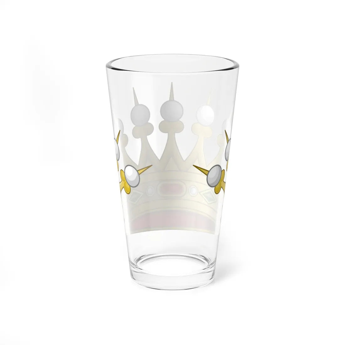 Corona normale di conte italiano variante (Italy) (Coat of Arms) Pint Glass 16oz - Go Mug Yourself