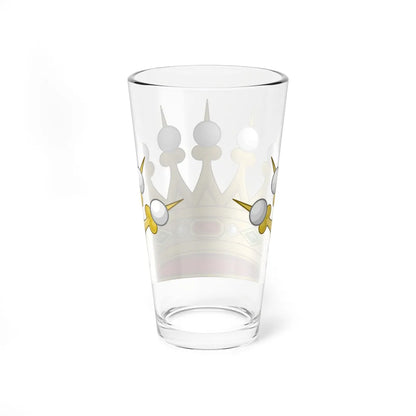 Corona normale di conte italiano variante (Italy) (Coat of Arms) Pint Glass 16oz - Go Mug Yourself