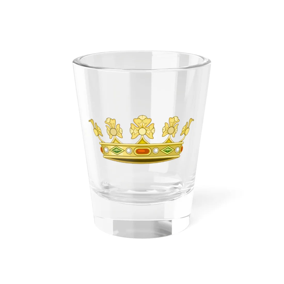 Corona normale di duca italiano (Italy) (Coat of Arms) Shot Glass 1.5oz 1.5oz - Go Mug Yourself