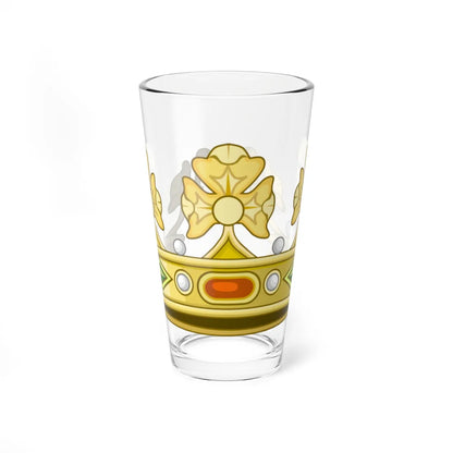 Corona normale di principe italiano (Italy) (Coat of Arms) Pint Glass 16oz 16oz - Go Mug Yourself
