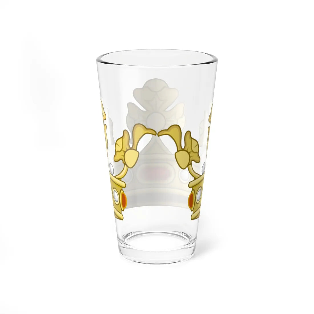 Corona normale di principe italiano (Italy) (Coat of Arms) Pint Glass 16oz - Go Mug Yourself