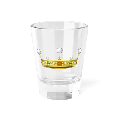 Corona normale di visconte italiano (Italy) (Coat of Arms) Shot Glass 1.5oz 1.5oz - Go Mug Yourself