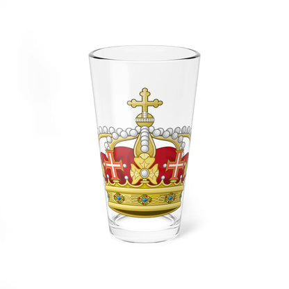 Corona Reale italiana (Italy) (Coat of Arms) Pint Glass 16oz 16oz - Go Mug Yourself
