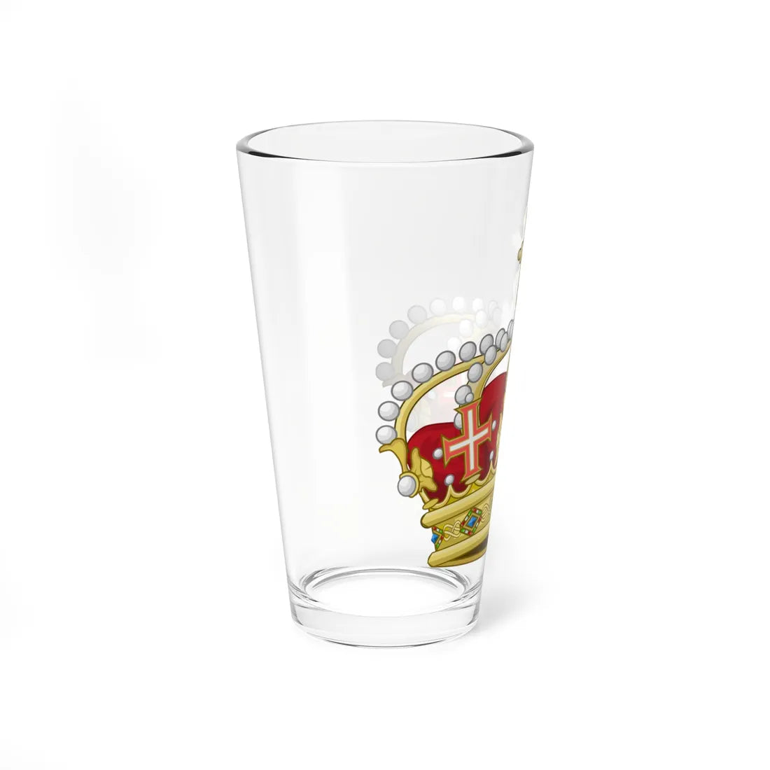 Corona Reale italiana (Italy) (Coat of Arms) Pint Glass 16oz - Go Mug Yourself