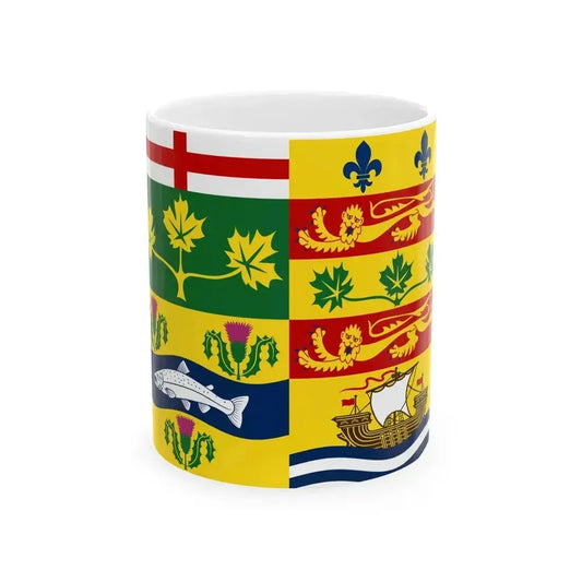 Coronation standard of Canada 1911 (Canada) White Coffee Mug 11oz - Go Mug Yourself