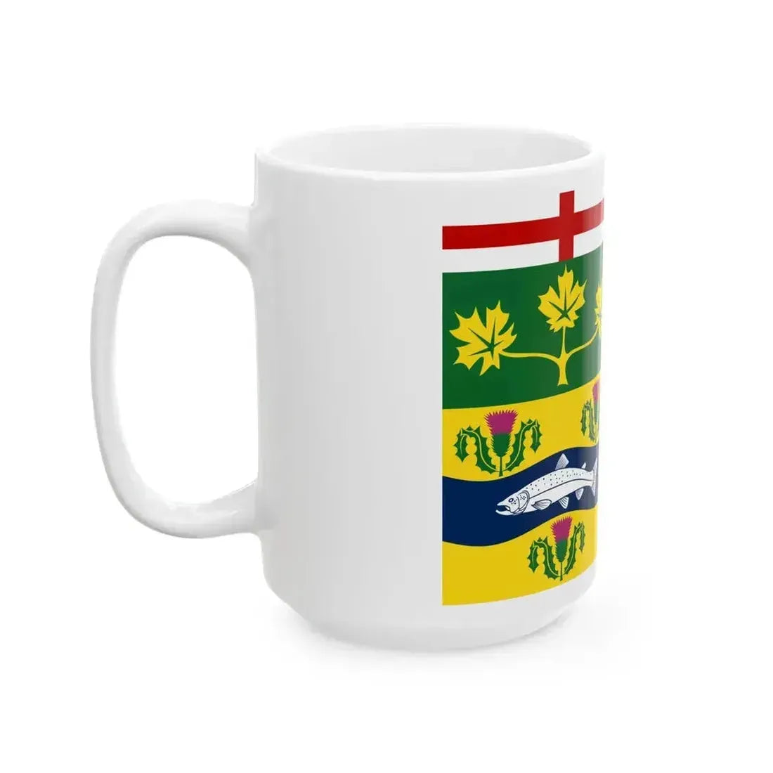 Coronation standard of Canada 1911 (Canada) White Coffee Mug - Go Mug Yourself