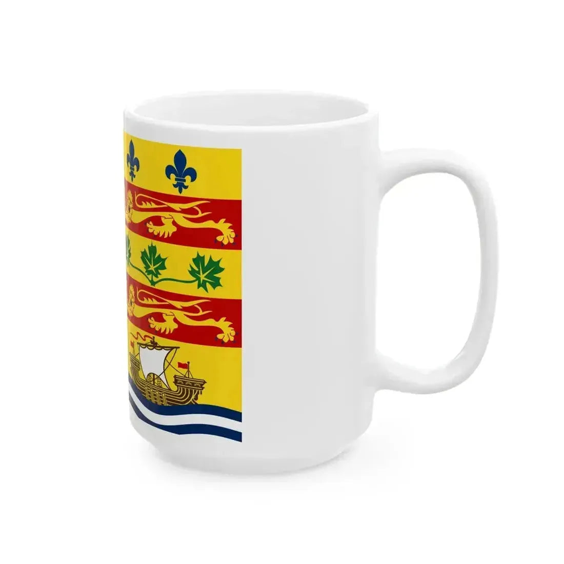 Coronation standard of Canada 1911 (Canada) White Coffee Mug - Go Mug Yourself